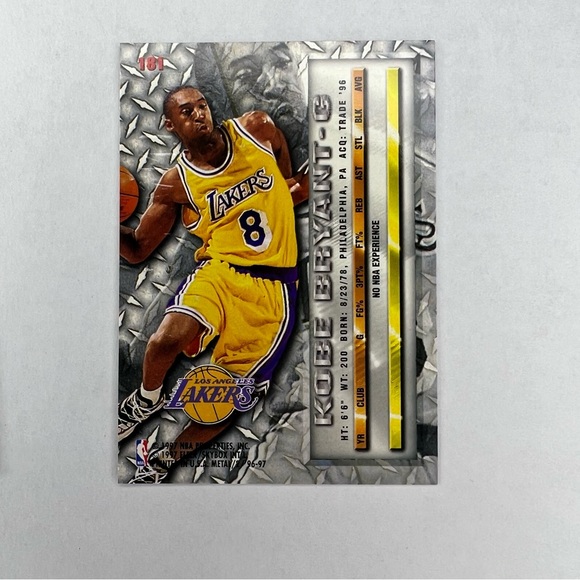 Kobe Bryant 96/97 Rookie Card Fleer Metal PLUS 1998 tops. - Picture 6 of 8